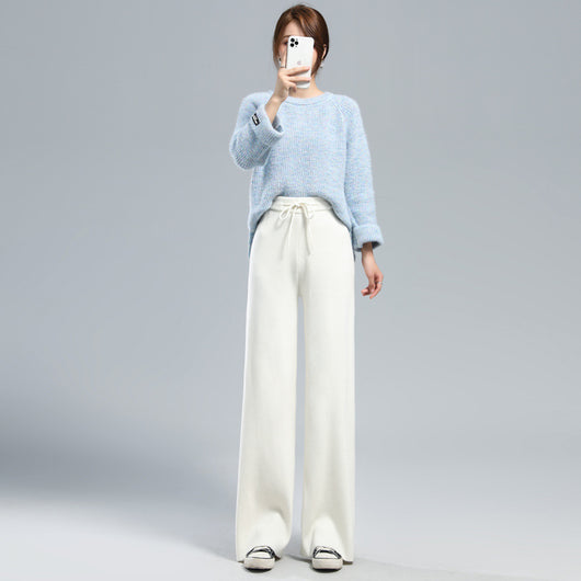Pantalones Palazzo de Cachemira Elegantes para Mujer - Image 13