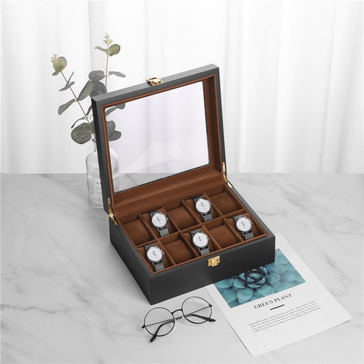 Caja Organizadora para Relojes con Diseño Spray Paint - 10 Compartimentos - Image 3