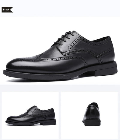 Zapatos Brogue de Cuero para Hombre - Estilo Clásico Elegante - Image 21