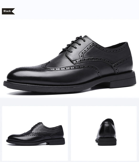 Zapatos Brogue de Cuero para Hombre - Estilo Clásico Elegante - Image 21
