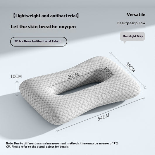 Almohada Ergonómica para Dormir Profundo sin Presión en los Oídos - Image 7
