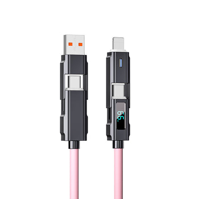 Cable USB-C 4 en 1 con Pantalla Digital y Carga Rápida PD - Image 6