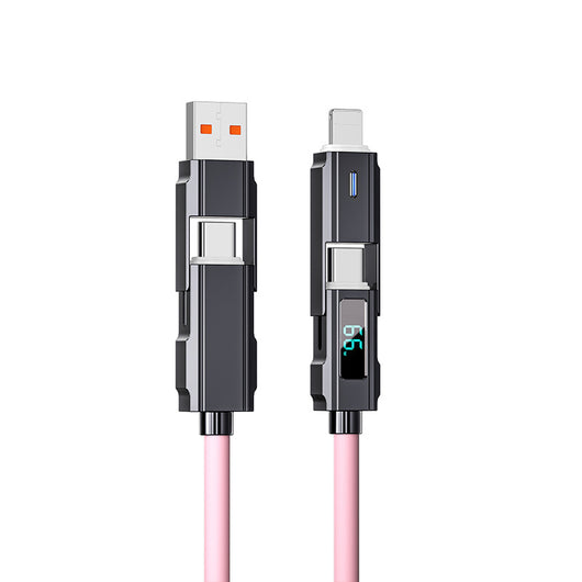 Cable USB-C 4 en 1 con Pantalla Digital y Carga Rápida PD - Image 6