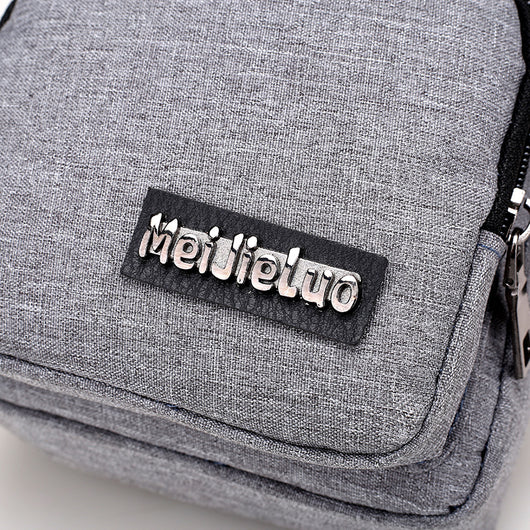 Bolsa de Pecho USB Carga Rápida - Mochila Deportiva Hombre Tela Impermeable - Image 3