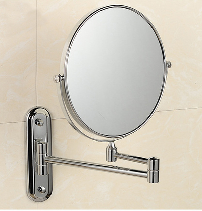 Espejo de Pared Doble Cara Giratorio Ajustable para Maquillaje y Baño - Image 4
