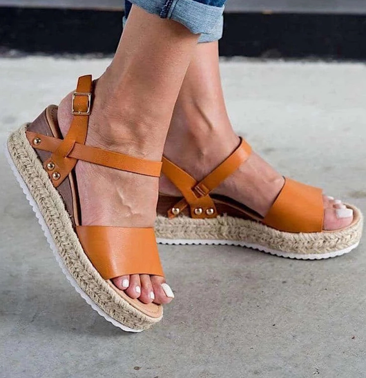 Sandalias de Tacón con Suela de Cáñamo - Image 5