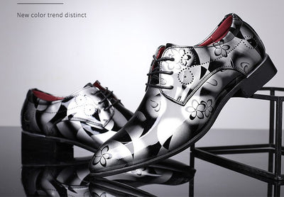 Zapatos de Vestir de Piel con Punta Fina para Hombre - Image 2