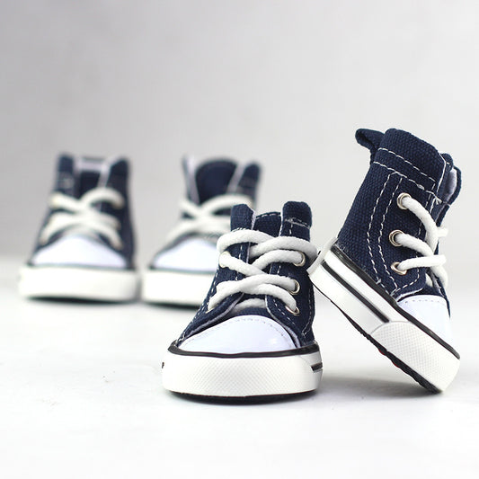 Zapatos Canvas Estilo Vaquero para Perros