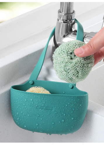 Organizador de Fregadero 4 en 1: Soporte para Esponja, Bolsa de Drenaje y Grifo - Image 10