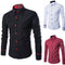 Camisa Casual de Cuadros para Hombre Manga Larga