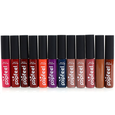 Brillo Labial Mate Líquido de Larga Duración - Tonos Nude y Naranja - Image 4