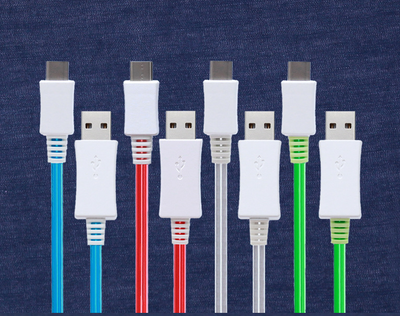 Cable USB Android Inteligente con Luz LED Luminiscente - Image 3