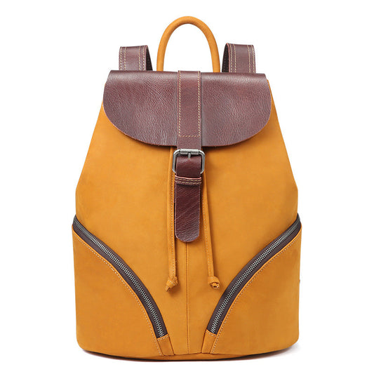 Mochila para Mujer con Contraste de Colores