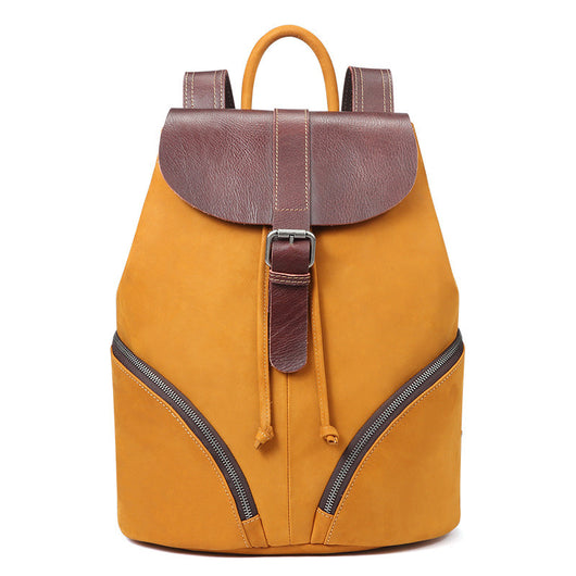 Mochila para Mujer con Contraste de Colores