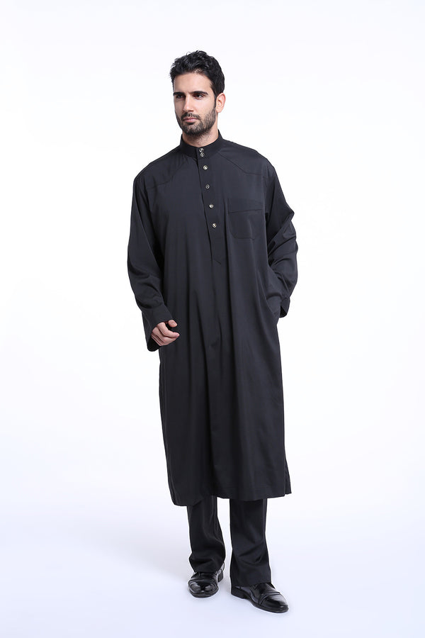 Traje Thobe Árabe para Hombre Muslims Arabia Oriente Medio TH805 - Image 5