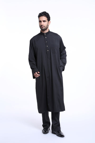 Traje Thobe Árabe para Hombre Muslims Arabia Oriente Medio TH805 - Image 5