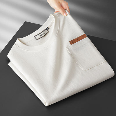 Camiseta Ligera de Lino Ice Silk para Hombre - Image 8