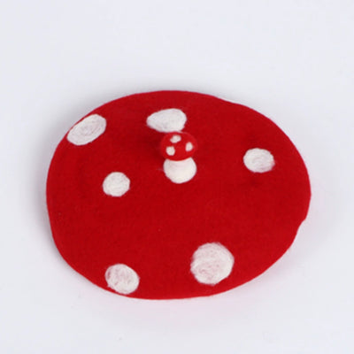 Boina de Fieltro de Lana Artesanal con Seta Pequeña - Image 3
