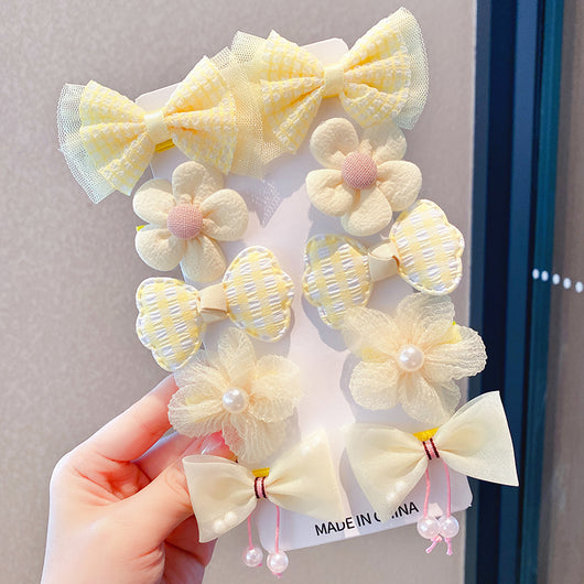 Clip de Cabello con Moño Floral para Niñas - Diseño Princesa Hada - Image 8