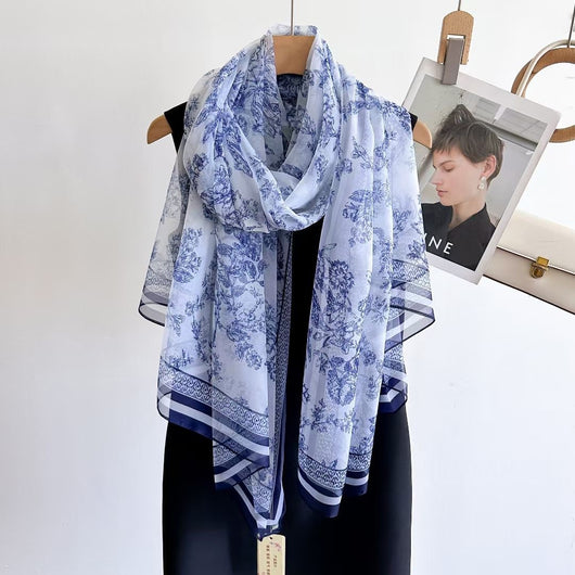 Pañuelo Largo Estampado Versátil para Mujer - Image 26