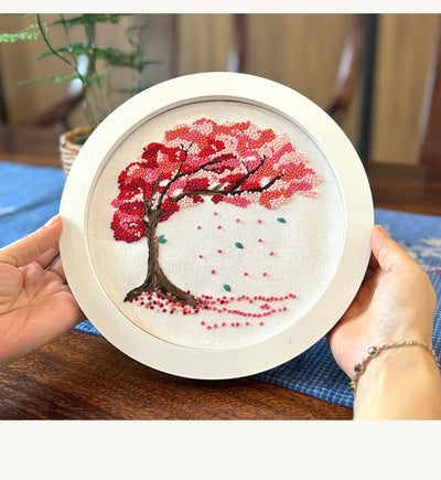 Kit de Bordado Principiante con Árbol Colgante - Pintura Textil - Image 10
