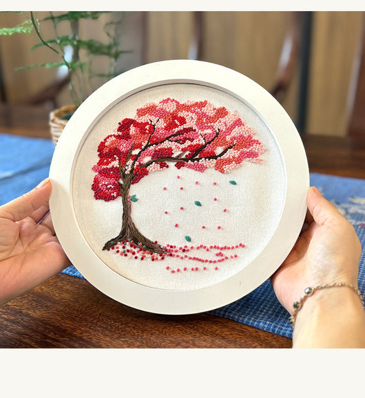 Kit de Bordado Principiante con Árbol Colgante - Pintura Textil - Image 10