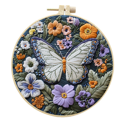 Kit Completo de Bordado Mariposas - Manualidades de Arte Textil - Image 8