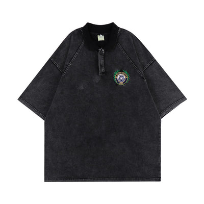 Polo Manga Corta con Bordado para Hombre - Image 3
