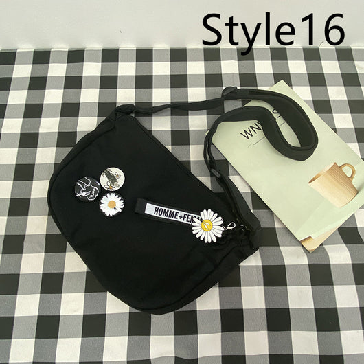 Bolsa Mensajero de Lona para Hombre - Bolso de Hombro Ligero y Versátil - Image 17