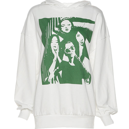 Suéter Escolar Blanco de Una Pieza para Mujer - Image 3