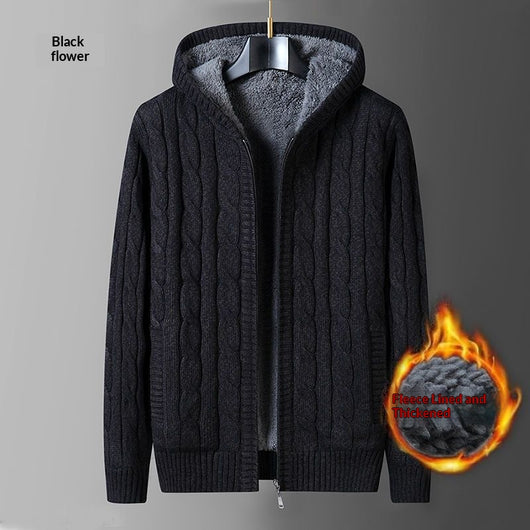 Suéter Abrigo Holgado con Capucha para Hombre - Image 3
