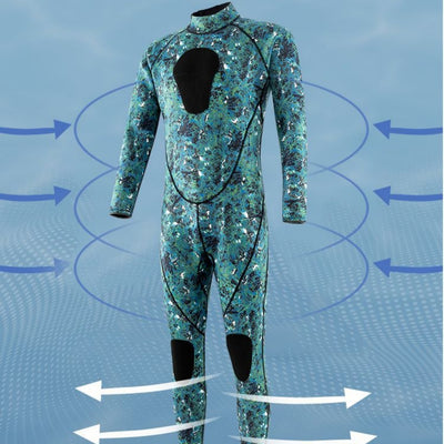 Traje de Baño Protector de Cuerpo Completo 3mm Hombre - Protección Solar y Medusas