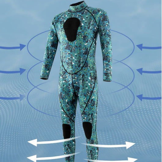 Traje de Baño Protector de Cuerpo Completo 3mm Hombre - Protección Solar y Medusas