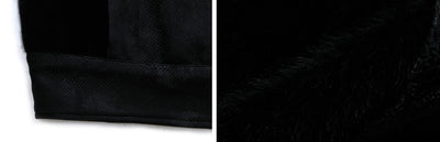 Chaqueta de Cuero Corta con Remaches y Bordado - Image 14