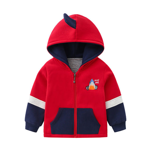 Chamarra Acolchada con Capucha y Cierre para Niños - Image 9