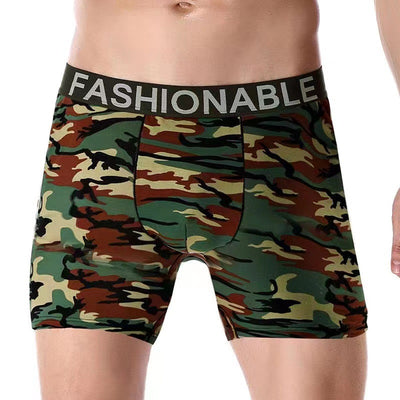Boxers Largos de Algodón con Estampado Camuflaje para Hombre - Image 9