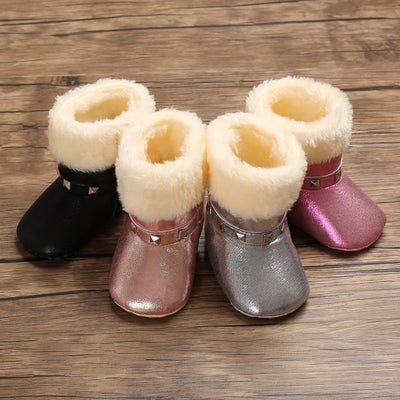 Botas de Nieve y Zapatos Cálidos de Algodón para Bebé - Image 14