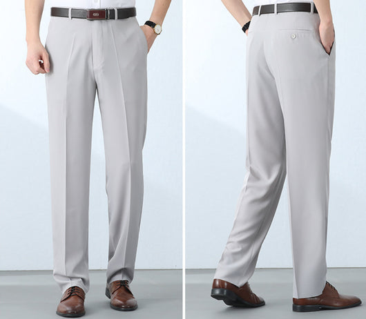 Pantalones de Seda Ligeros para Hombre - Comodidad Premium para Adultos Maduros - Image 24