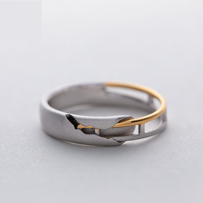 Anillo de Pareja Diseño Original Rumbo a la Felicidad - Image 6