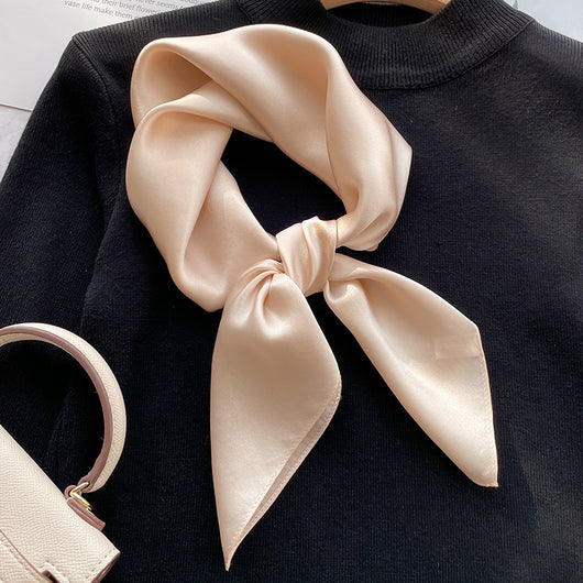 Pañuelo de Seda Elegante Retro para Primavera y Otoño - Image 16