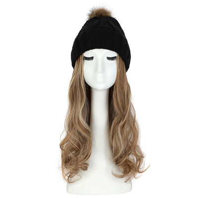Gorro de Lana con Peluca Desmontable para Mujer - Image 15