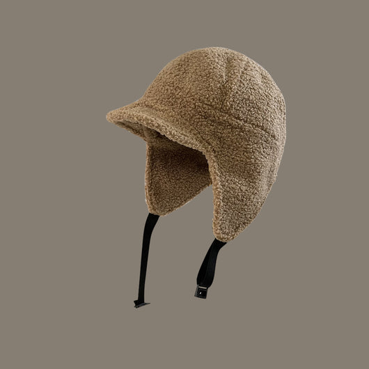 Gorra de Béisbol con Protección Auditiva en Lana de Cordero para Esquí - Image 3