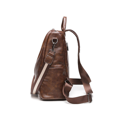 Mochila de Cuero Engrasado Premium - Viajes y Uso Diario - Image 12