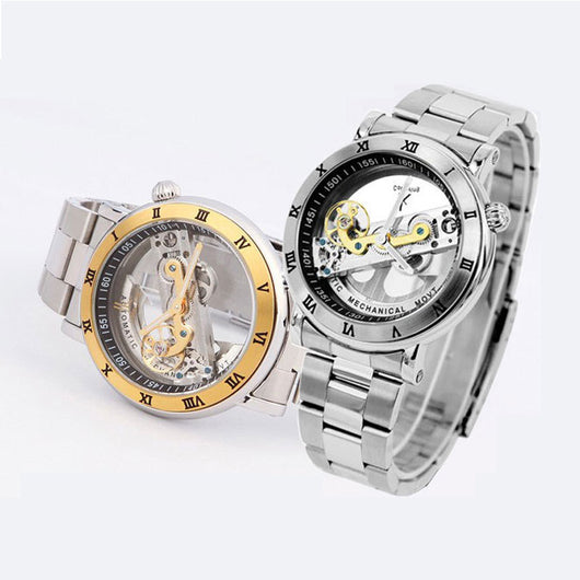 Reloj Automático con Movimiento Visible Transparente Doble Cara - Image 10