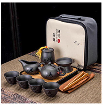 Juego de Té Portátil Zisha: Una Tetera y Cuatro Tazas - Image 21
