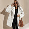 Abrigo de Mujer en Pelaje Sintético Suave - Estilo Casual Elegante
