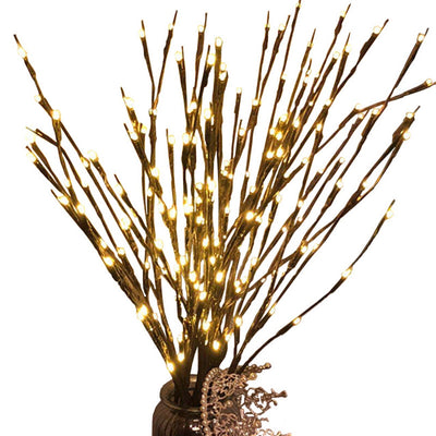 Lámpara Decorativa LED con Rama Simulada para Ambientes - Image 12