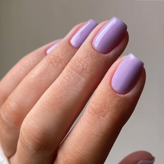 Uñas Postizas Cuadradas Cortas Color Sólido Clásico - Image 3