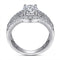 Anillo de Plata S925 con Diamantes Micro-engastados