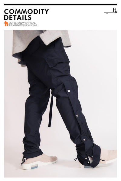Pantalones Cargo Funcionales de Nylon - Estilo Casual Versátil - Image 12